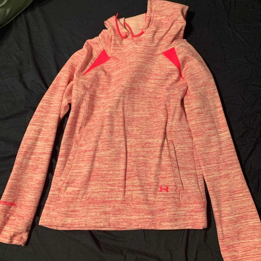 Under armour pink hoodie